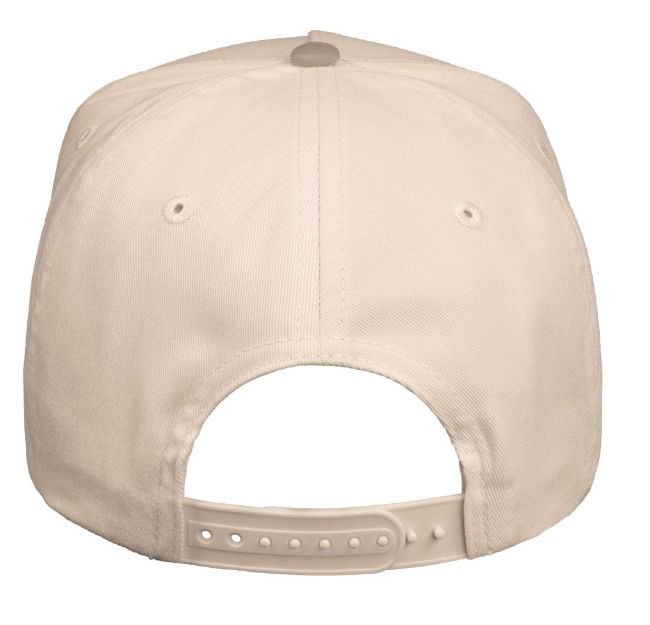 Canvas/ Khaki 5 Panel Twill Hat